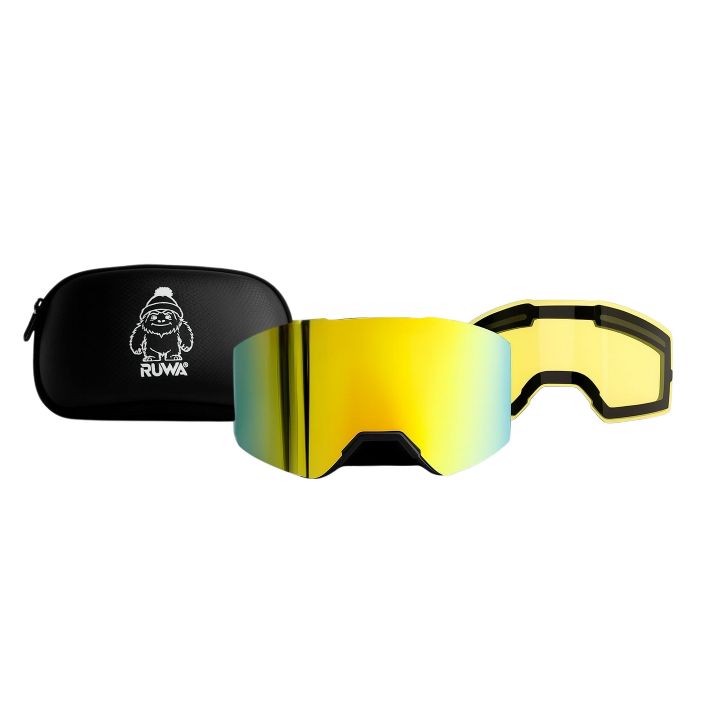 RUWA SKI GOGGLE VOLCANO GOLD EDITION ANTIPARRAS NIEVE
