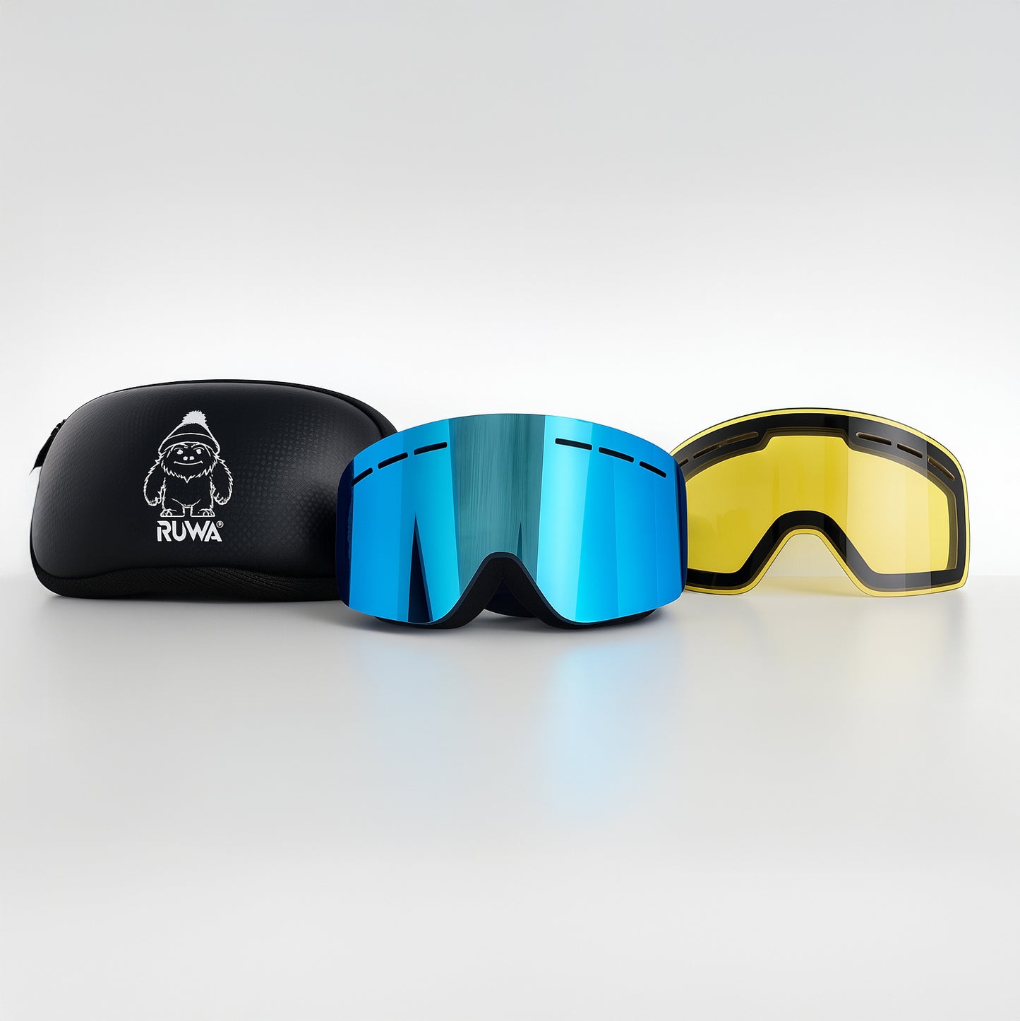 RUWA SKI GOGGLE ICE BLUE EDITION ANTIPARRAS NIEVE