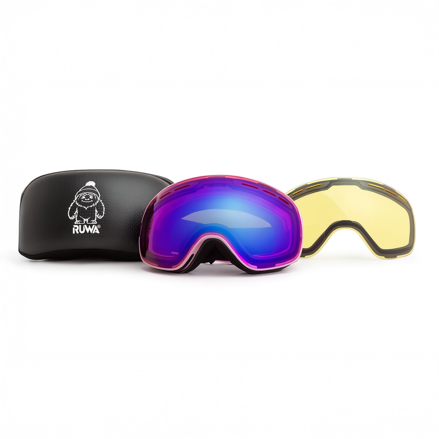 RUWA SKI GOGGLE PURPLE SUNSET EDITION ANTIPARRAS NIEVE
