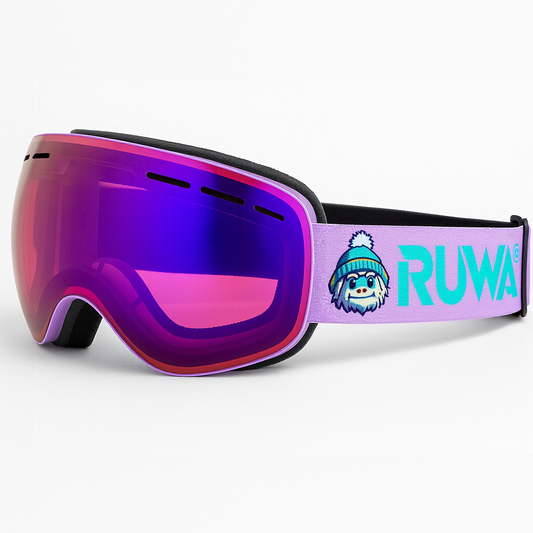 RUWA SKI GOGGLE  PURPLE SUNSET EDITION ANTIPARRAS NIEVE