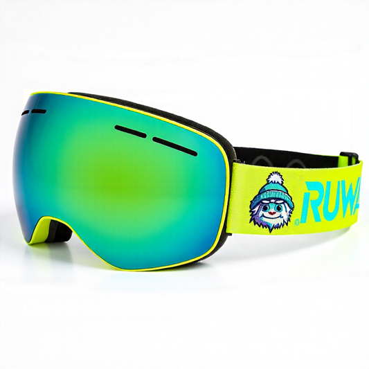 RUWA SKI GOGGLE GREEN STORM EDITION ANTIPARRAS NIEVE